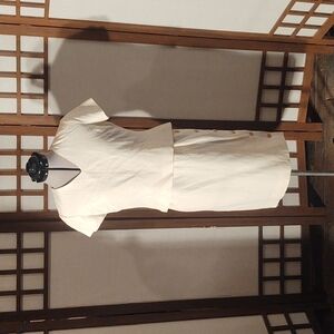Jones New York White Silk/Linen Dress Sz 10P